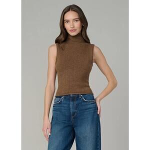 Joe's Jeans The Stevie Sleeveless Roll Neck Sweater NWT SIZE M L